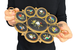 Centrotavola in Pietre Dure realizzato da Giovanni Ugolini, Firenze, circa 1880