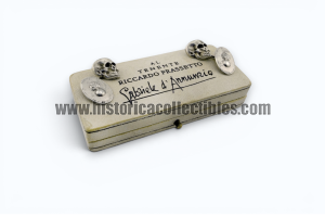 Cufflinks gift by Gabriele d'Annunzio to Lieutenant Riccardo Frassetto (Jurior of Ronchi), circa 1919