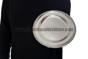 Silver Paten of Pope Pius IX (1846-1878) - Silversmith Angelo Giannotti, circa 1846