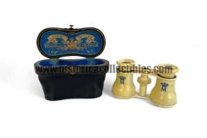 Binocolo in avorio A. Hirsch-Roma, appartenuto alla Regina Margherita di Savoia, circa 1880