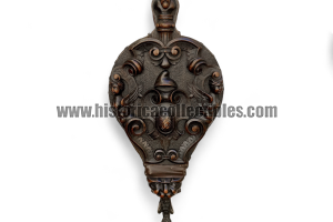 Wooden fireplace bellows, belonging to Doge Francesco Morosini, Venice, 17th century