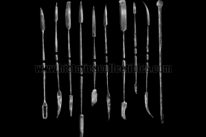 10 Strumenti Chirurgici, realizzati in ferro forgiato, per Cerusi o Chirurghi, 1680-1730