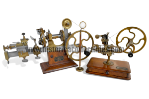 Tornio, Arronditrice e Lente da orologiaio, appartenuti a Giovanni Panerai Firenze, circa 1870